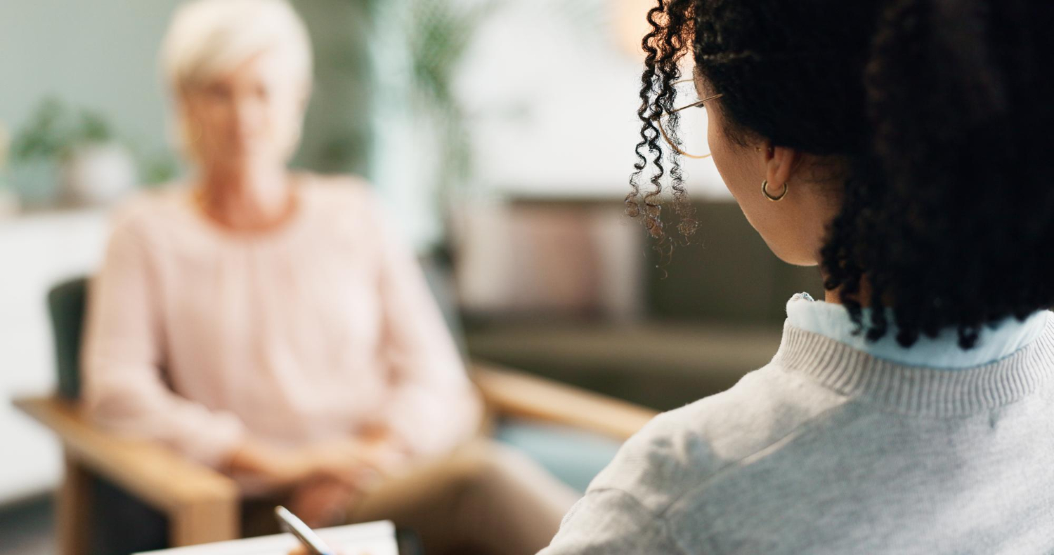 elderly women receiving therapy in aurora